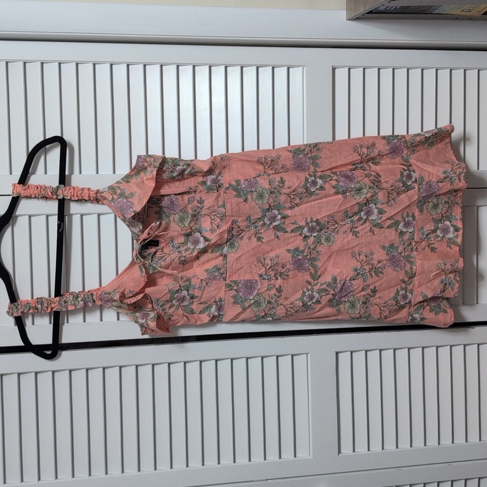 Derek Heart Floral Midi Dress